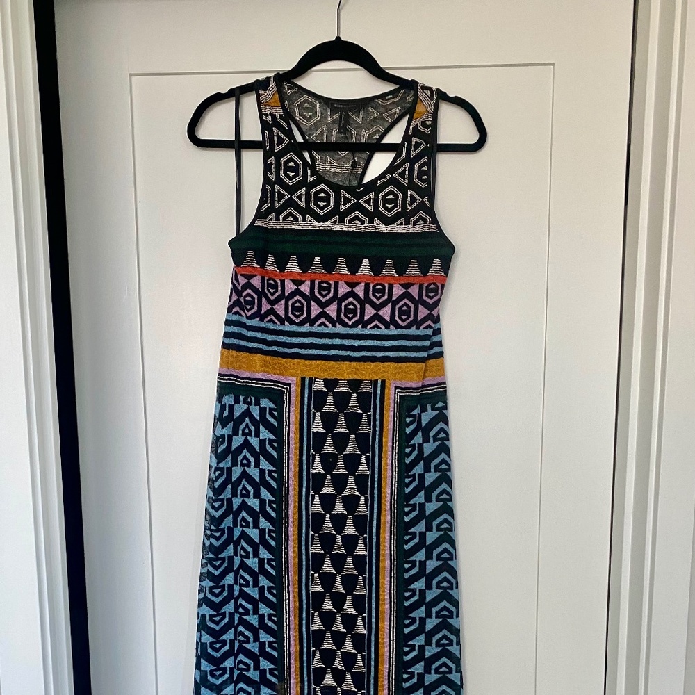 BCBG Multi Colored Maxi Dress